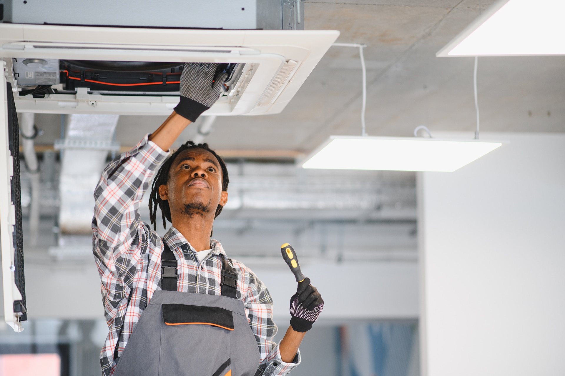 ceiling fans help ac efficiency - hvac service in Melbourne FL